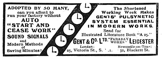 Gent & Co Workmens Factory Time Registers                        
