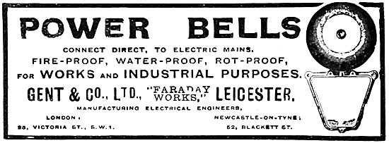 Gent & Co Power Bells For Factories                              