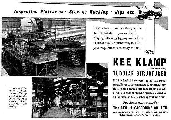 Geo Gascoigne KEE-KLAMP Tubular Racking System                   