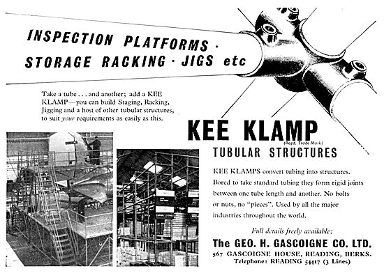 Geo Gascoigne KEE-KLAMP Tubular Racking System                   