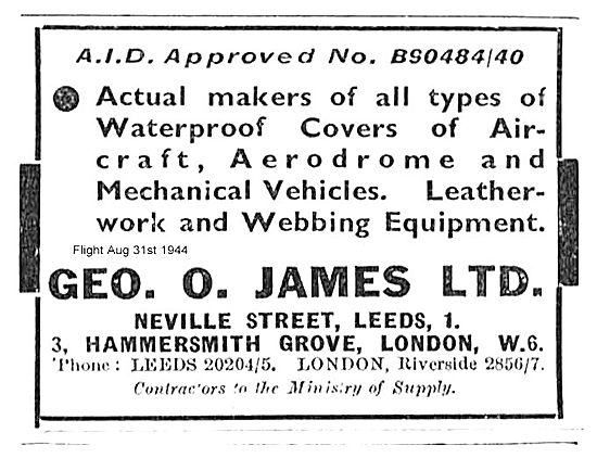 Geo James Waterprrof Covers For Aircraft                         