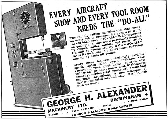 George Alexander Do-All Engineering Machinery                    