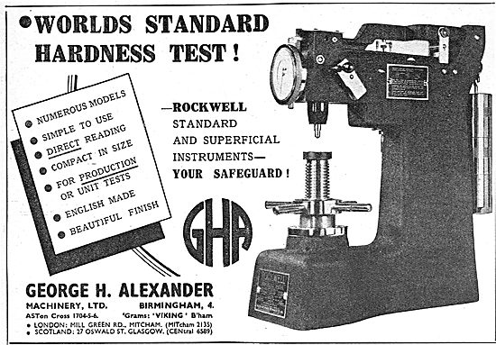 George Alexander - Rockwell HardnessTesting                      