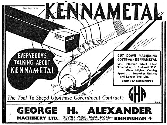 George Alexander Kennametal Machine Tools                        