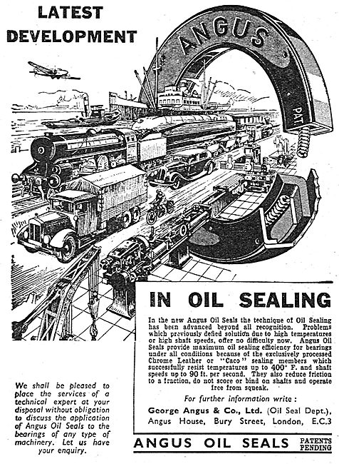  Angus Oil Seals For Aircraft & Engine Components                