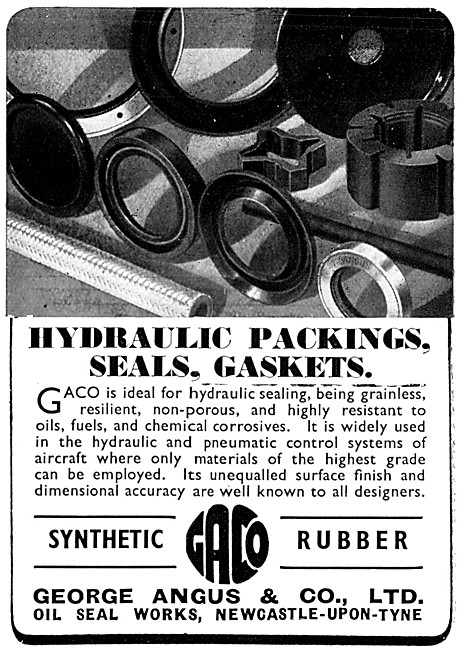 George Angus Oil Seals, Packings & Gaskets                       