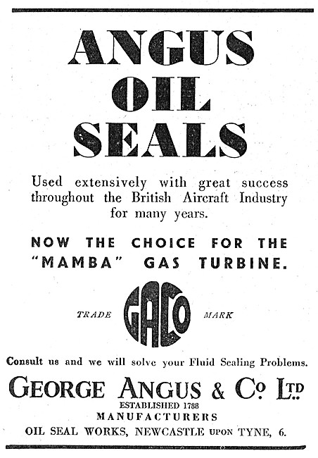 George Angus  Oil Seals                                          