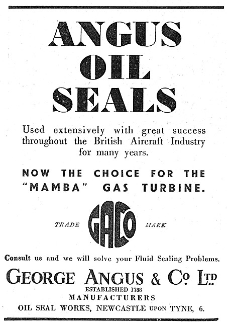 George Angus  Oil Seals                                          