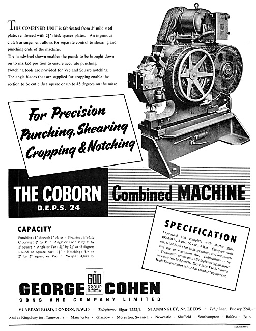 George Cohen Engineering Machinery - Coborn DEPS 24              