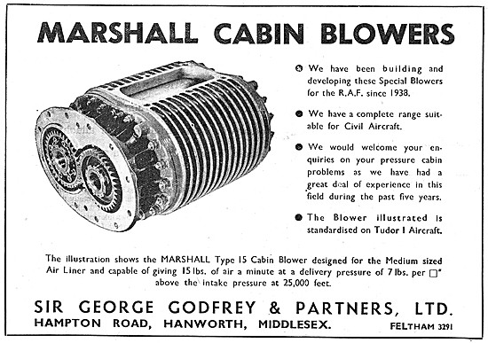 George Godfrey Marshall Cabin Blowers                            