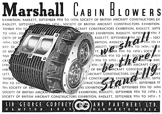 George Godfrey Marshall Cabin Blowers - Cabin Superchargers      