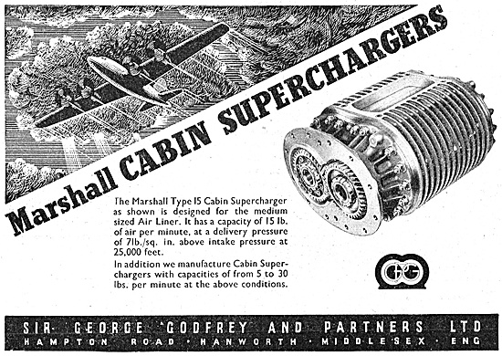 George Godfrey Marshall Cabin Blowers - Cabin Superchargers      