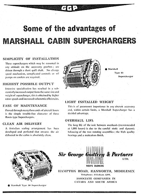 Godfrey Aircraft Pressurization & Air Conditioning Systems       