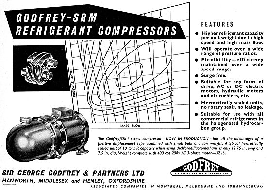 George Godfrey Refrigerant Compressors For Aircraft              