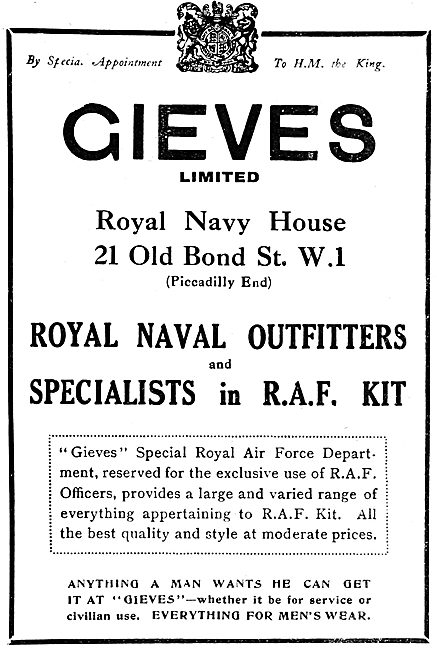 Gieves RAF & Naval Outfitters                                    