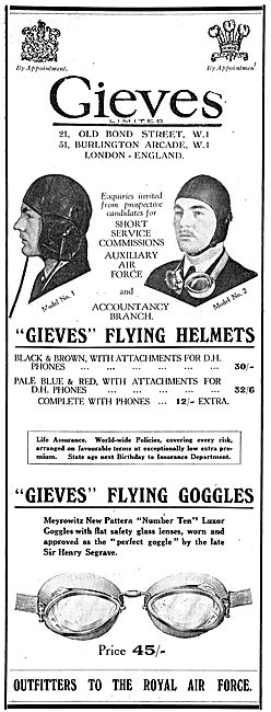 Gieves Flying Helmets                                            