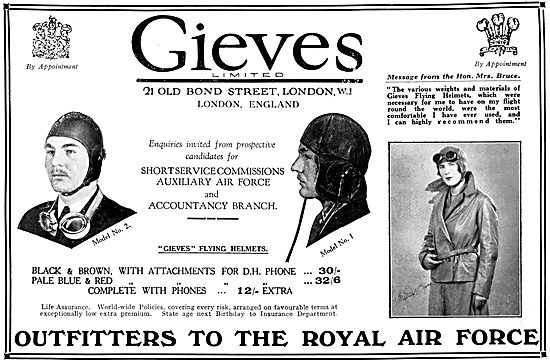 Gieves RAF Uniforms & Flying Kit                                 