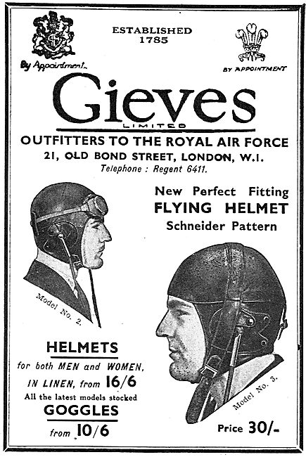 Gieves RAF Uniforms & Flying Kit                                 