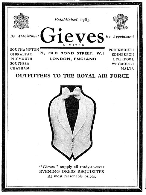 Gieves Evening Dress                                             