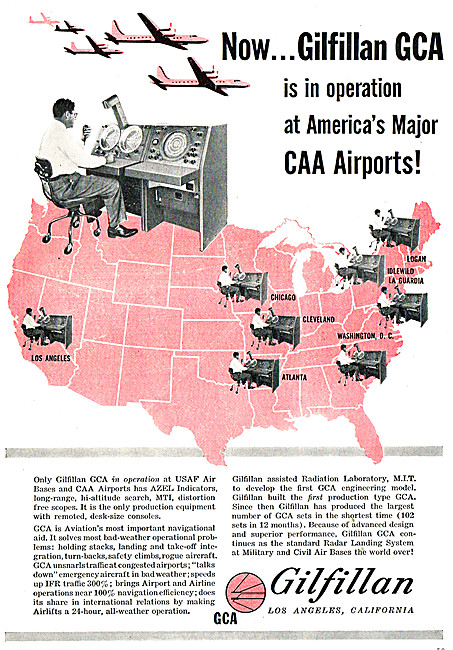 Gilfillan GCA - Gilfillan Ground Controlled Approach Radar 1950  