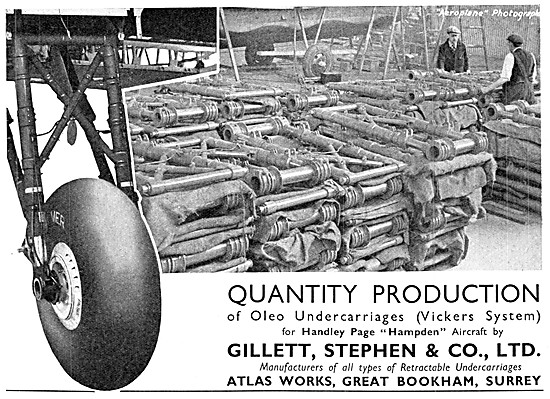 Gillett Stephen Oleo Undercarriages                              