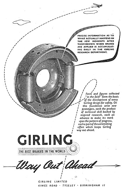 Girling Aircraft Brakes                                          