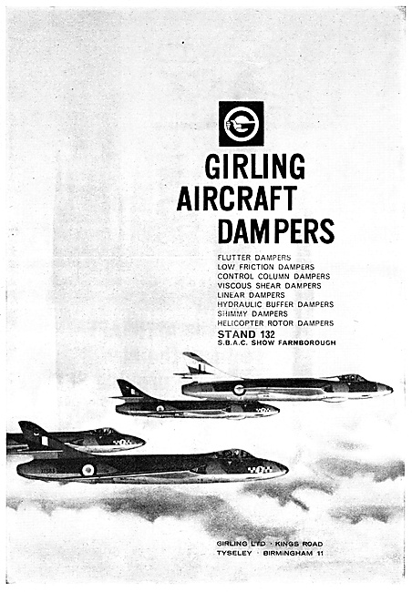 Girling Aircraft Dampers                                         