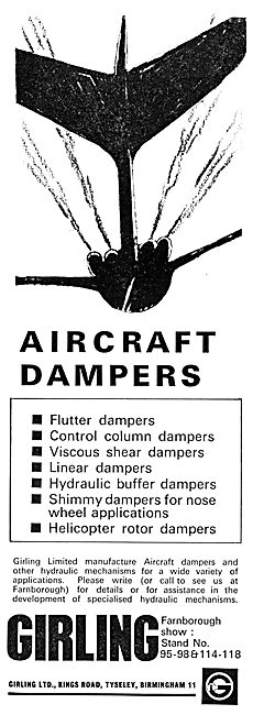 Girling Aircraft Dampers                                         