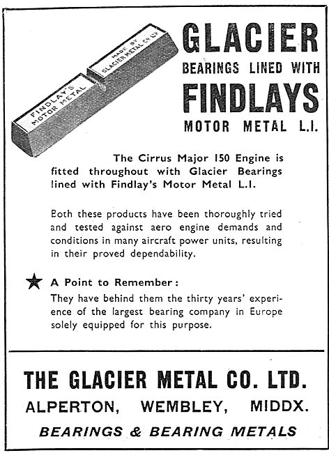 The Glacier Metal Company - Findlay Motor Metal For Bearings     