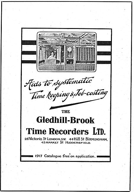 The Gledhill-Brook Factory Time Recorder                         