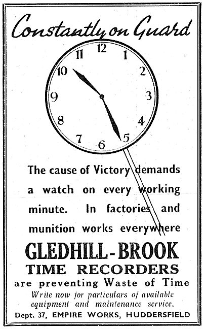 The Gledhill-Brook Time Recorders 1943                           