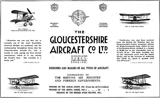 Gloster Mars IV. Jaguar Engine                                   