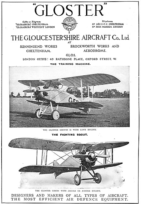 Gloster Grouse II. Lynx Engine.                                  