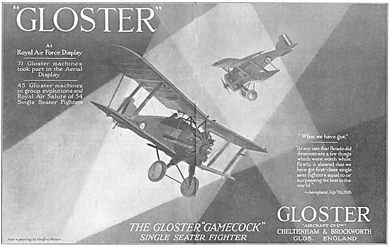 Gloster Gamecock                                                 