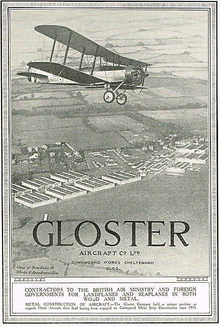 Aerial View Of Gloster Works & Aerodrome - Brockworth            