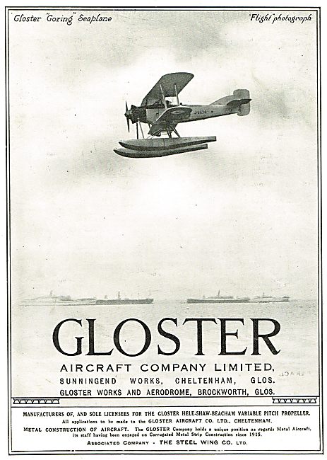 Gloster Goring Seaplane                                          