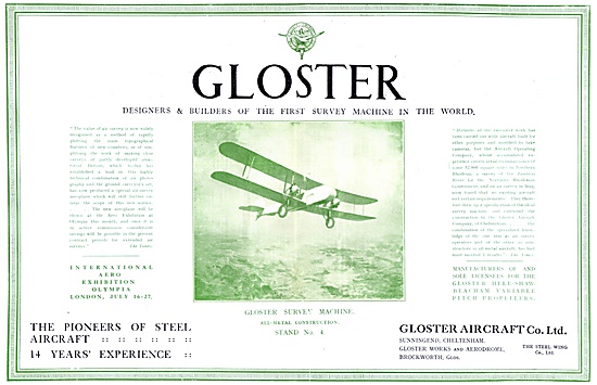 Gloster Survey Machine                                           