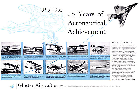 Gloster Aircraft - 40 Years                                      