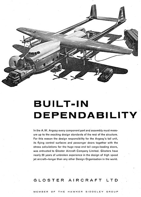 Gloster Aircraft - Armstrong Whitworth AW 650 Argosy             