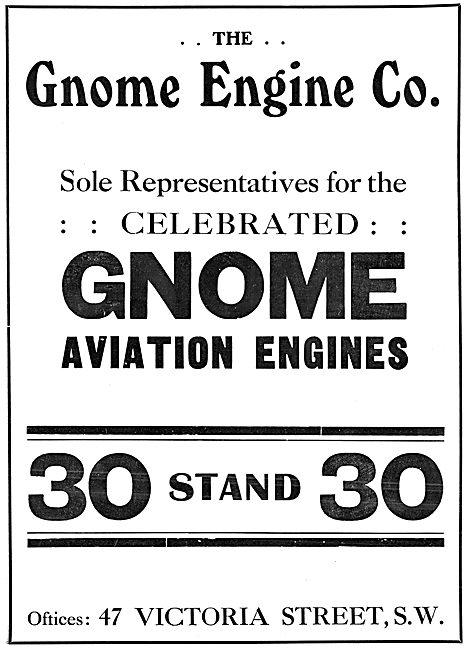 Gnome Aero Engines 1913                                          