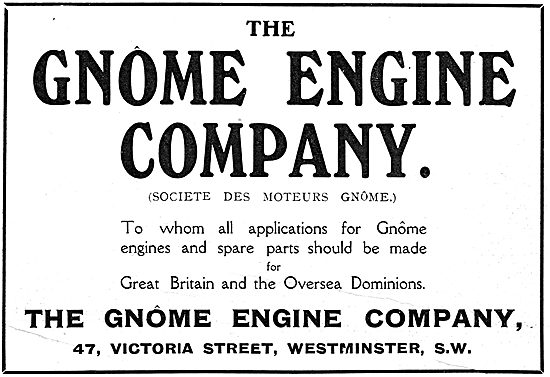Societe Des Moteurs Gnome - Gnome Aero Engines                   