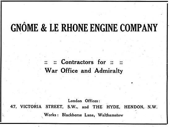 Gnome & le Rhone Engine Company                                  