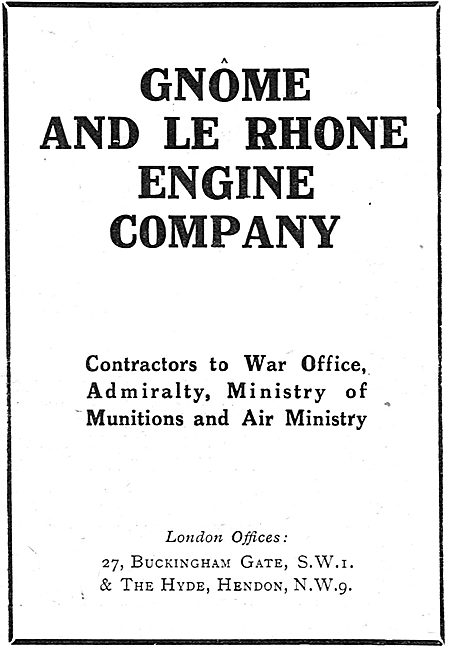 The Gnome & Le Rhone Engine Company                              