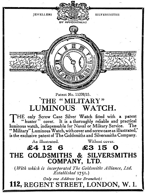 The Goldsmiths and Silversmiths Company Presents For Aviators    