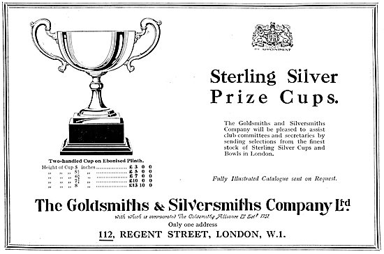 The Goldsmiths and Silversmiths Company Silver Trophies          