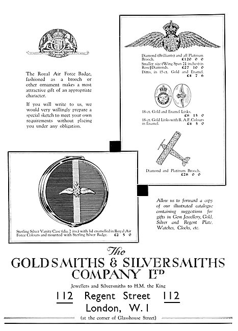 The Goldsmiths and Silversmiths Company Gifts For Aviators       