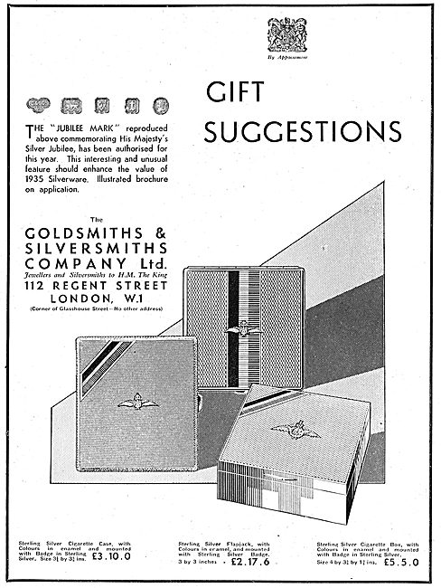 The Goldsmiths and Silversmiths Jubilee Gift Suggestions         