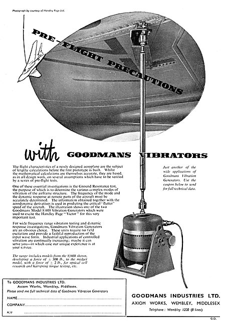 Goodmans Vibration Generators & Test Equipment                   