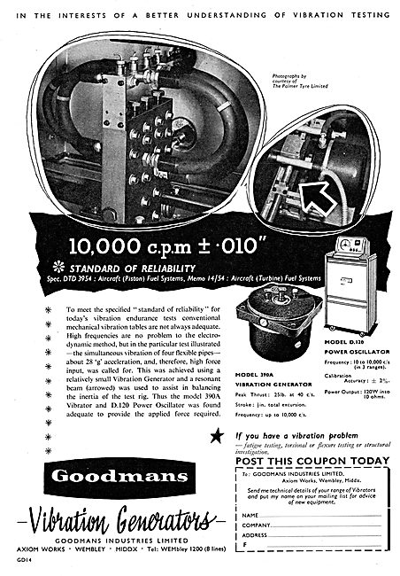 Goodmans Vibration Generators & Test Equipment                   