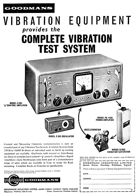 Goodman's Vibration Equipment                                    